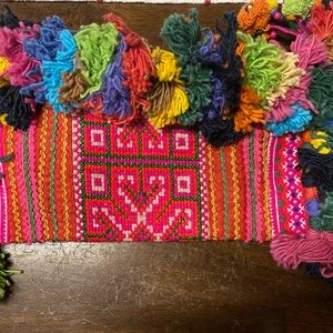 HMONG Cherr THAILAND HILL TRIBE
embroidered bohemian clutch handbag NWT